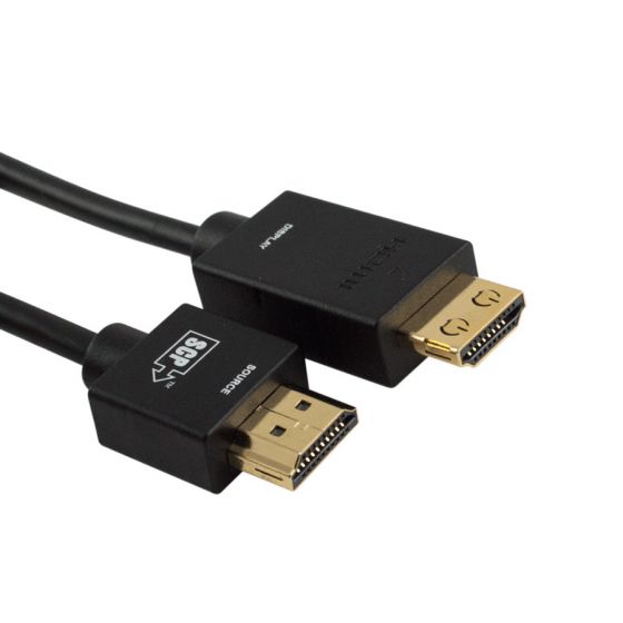 940-15B | 15 FT/ 4.5 M ULTRA SLIM ACTIVE HDMI CABLE- HIGH SPEED w/ETHERNET- LOW CONNECTOR | SCP Structured Cable Products